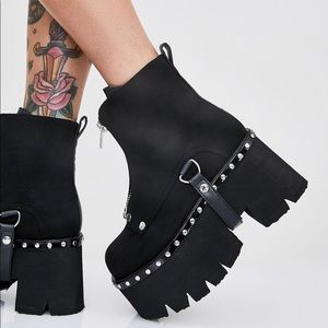 Demonia | Asher Platform Boots